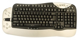 Клавиатура Oklick 780L черн./серебро ммедиа (USB+PS/2)+ USB порт