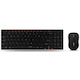 Комплект Rapoo 9060 черный USB мышь+клавиатура частота 2.4ГГц до 10м