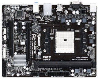 Материнская плата Gigabyte GA-F2A55M-S1 Socket-FM2 AMD A55 DDR3 mATX AC`97 8ch(7.1) GbLAN SATA3 RAID
