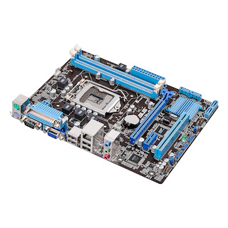 Материнская плата Asus H61M-C Socket-1155 Intel H61 DDR3 mATX AC`97 8ch(7.1) GbLAN SATA3 VGA COM+LPT