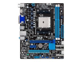 Материнская плата Asus A85XM-A Socket-FM2 AMD A85X DDR3 mATX AC`97 8ch(6.2) GbLAN SATA6 RAID VGA+DVI