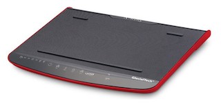 Подставка для ноутбука GlacialTech X-Wing R1 black/red 17" (380x350x50mm) USB (AN-XWINWS00EC0001)