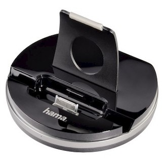 Докстанция Hama H-107850 Noce MFI для Apple iPad 1/2/3/iPhone/iPod черный