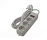Сетевой фильтр SPGF3-B-10PP 3м (3 розетки) серый