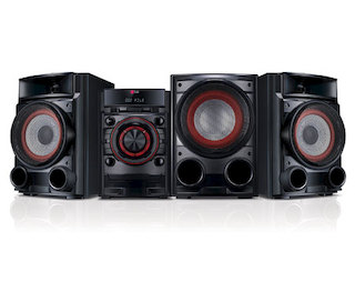 Минисистема Hi-Fi LG CM4530 черный USB х2/ Bluetooth BassBlast, запись на USB, зарядка по USB