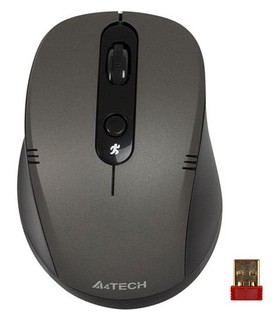 Беспроводная мышь A4 Tech G9-640-2 Grey X-Far Glass Run Wireless USB