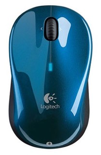 Беспроводная мышь Logitech V470 blue cordless Laser Bluetooth for NB USB RTL (910-000300)