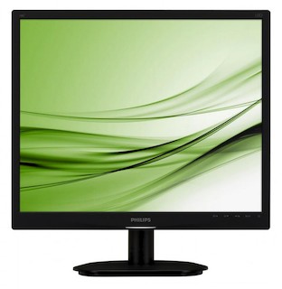 Монитор Philips 19" 19S4LSB5 (00/01) Black TN LED 5ms 5:4 DVI 20M:1 250cd
