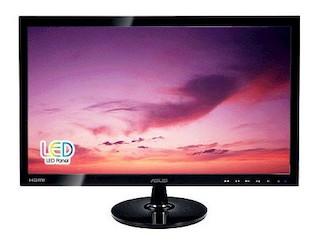 Монитор Asus 23.6" VS247HR Glossy-Black TN LED 5ms 16:9 DVI HDMI 50M:1 300cd