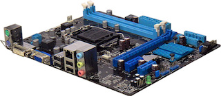 Материнская плата Asus H61M-K Socket-1155 Intel H61 DDR3 mATX AC`97 8ch(7.1) GbLAN SATA2 VGA+DVI BUL