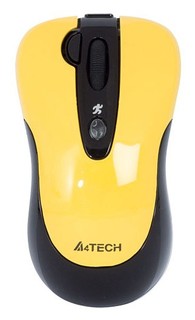 Мышь A4 K4-61X-4 yellow optical full speed USB