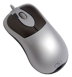 Мышь A4 OP-35D silver optical 2X Click USB
