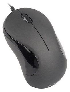 Мышь A4 Q3-321-1 Q Series Glass Run USB Black