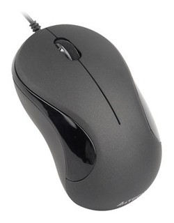 Мышь A4 Q3-350-5 2X Rate Q Series Glass Run USB Glossy Grey