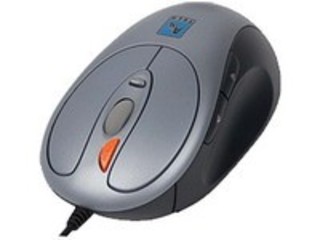 Мышь A4 X5-58D dark grey light optical dual focus office jump menu USB 2X Click