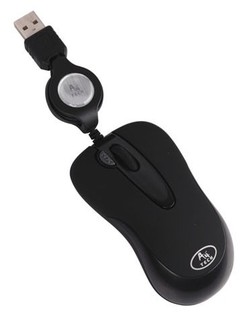 Мышь A4 X5-60MD-2 black optical mini Dual Focus Run On Shine 2X USB