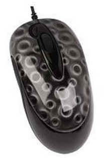 Мышь A4 X6-28D-6 black dot optical GLaser 2X Click USB