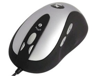 Мышь A4 X6-80D silver/gray optical Glaser dual focus USB 2X Click