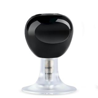 Разветвитель(сплиттер) для наушников Qumo, цвет- черный  в форме яблока