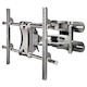 Кронштейн для ТВ Hama  XL 63"/160см VESA800*400 до 90кг fullmotion (наклон/поворот) сереб (H-84006)