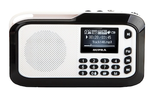 Аудиомагнитола Supra PAS-3909 серебристый