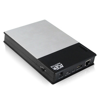 Внешний корпус для HDD AgeStar WNST7 SATA пластик/алюминий черный WI-FI 802.11b/g/h