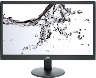 Монитор AOC 18.5" e970Swn Black TN LED 5ms 16:9 50M:1 200cd