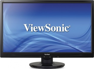 Монитор ViewSonic 19.5" VA2046m-LED Glossy-Black TN LED 5ms 16:9 DVI M/M 10M:1 200cd