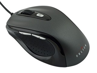Мышь Oklick 404M Black/Darkgrey (switchable 800/1600dpi) USB