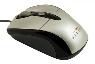 Мышь Oklick 520S Silver/black for Notebook (switchable 800/1600dpi) USB