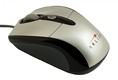 Мышь Oklick 520S Silver/black for Notebook (switchable 800/1600dpi) USB