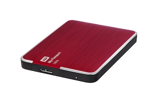 Жесткий диск WD Original USB 3.0 500Gb WDBLNP5000ARD-EEUE My Passport Ultra (5400rpm) 2.5" красный