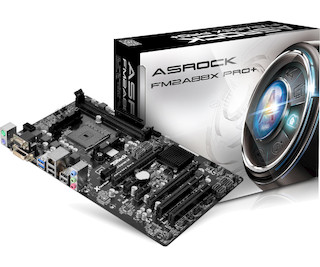 Материнская плата Asrock FM2A88X Pro+ Socket-FM2+ AMD A88X DDR3 ATX AC`97 6ch(5.1) GbLAN SATA3 RAID VGA+DVI
