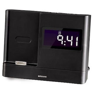 Докстанция Hama Xdock для iPhone 4/4S радио/будильник/моно-динамик черный (H-115003)