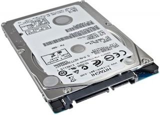 Жесткий диск Hitachi SATA-II 320Gb HTS543232A7A384 (5400rpm) 8Mb 2.5" 7mm