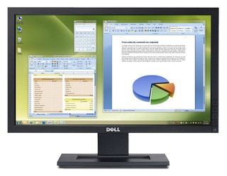 Монитор Dell TFT 20" E2011H European Black Wide E-series LED (1600X900) TCO5.0 DVI-D