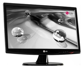 Монитор LG TFT 20" W2043S-PF glossy-black 16:9 5ms wide (Rus)