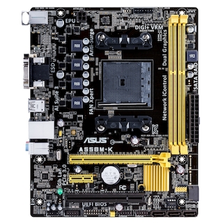 Материнская плата Asus A55BM-K Socket-FM2+ AMD A55 DDR3 mATX AC`97 8ch(7.1) GbLAN SATA2 RAID VGA+DVI PCI
