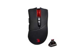 Беспроводная мышь A4 Bloody R3 metal feet черный Беспроводная (3200dpi) USB игровая