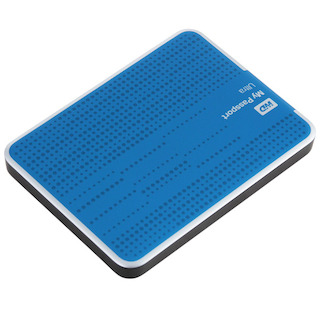 Жесткий диск WD Original USB 3.0 500Gb WDBLNP5000ABL-EEUE My Passport Ultra (5400rpm) 2.5" синий