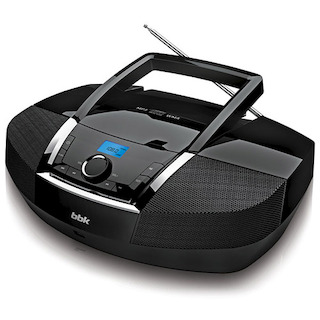 Аудиомагнитола BBK BX519U черный