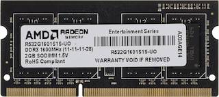 Память SO-DDR3 2Gb 1600MHz AMD (R532G1601S1S-UO) RTL blue
