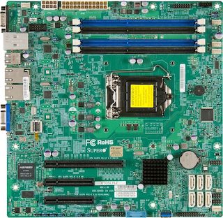 Материнская (системная) плата Supermicro MBD-X10SLH-F-B
