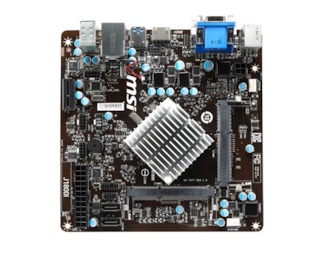 Материнская плата MSI J1800I CPU Atom integrated nA DDR3 mini-ITX AC`97 8ch(7.1) GbLAN SATA2 VGA+DVI+HDMI+USB3.0
