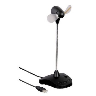 Вентилятор для ноутбука Hama Message Fan USB подсветка (H-12140)