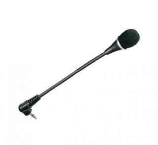 Микрофон Hama H-57152 для ноутбука гибкий кабель 17 см 3.5 мм Jack черный