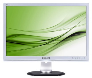 Монитор Philips TFT 24" 240P2ES/00 silver-black 16:10 5ms DVI USB M/M 300cd 500 000:1 HAS Pivot
