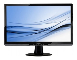 Монитор Philips TFT 24" 244E2SB/00 glossy-black 16:9 FullHD 5ms DVI HDMI M/M 500 000:1 300cd