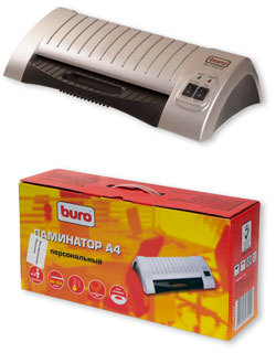 Ламинатор Buro BU-HQ232 персонал А4 пленка 80-125мкм 250мм/мин 2 реж темп