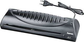 Ламинатор Hama H-86520 A41 A4 (до 236 мм) горячее ламинирование 2 вала до 80 мкм черн